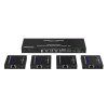 kit divisor y extensor hdmi | 1x4 | hasta 70 m |resolución 4k @ 60 hz | cat 6/6a/7 | ipcolor | cero latencia | puerto s/pdif | edid | rs232 | salida loop / poc