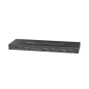 matricial y extensor de video hdmi 4 x 4 / 4 entradas hdmi / 4 salidas hdmi loop / 4 salidas rj45 para extender la señal 70 metros por salida /4k / conmutación por rs232, control remoto o ethernet.
