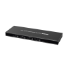 matricial y extensor de video hdmi 4 x 4 / 4 entradas hdmi / 4 salidas hdmi loop / 4 salidas rj45 para extender la señal 70 metros por salida /4k / conmutación por rs232, control remoto o ethernet.