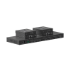 matricial y extensor de video hdmi 4 x 4 / 4 entradas hdmi / 4 salidas hdmi loop / 4 salidas rj45 para extender la señal 70 metros por salida /4k / conmutación por rs232, control remoto o ethernet.