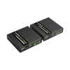 kit extensor hdmi por fibra Óptica 10g a 40 km / resolución 4k@60hz/ monomodo (smf) / ipcolor pixel / cero latencia/ sin comprimir / s/pdif / arc / rs 232 / salida loop / transceptores Ópticos (gbic) incluidos / ir bidireccional.