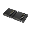 kit extensor hdmi por fibra Óptica 10g a 40 km / resolución 4k@60hz/ monomodo (smf) / ipcolor pixel / cero latencia/ sin comprimir / s/pdif / arc / rs 232 / salida loop / transceptores Ópticos (gbic) incluidos / ir bidireccional.