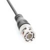 cable coaxial armado con conector bnc (video) / longitud de 2.2 mts / optimizado para cámaras 4k / uso en interior