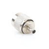 conector n macho para 75 ohm de anillo plegable para cable rg 59, niquel/ oro /teflón.