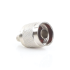 conector n macho para 75 ohm de anillo plegable para cable rg 59, niquel/ oro /teflón.