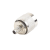 conector n macho para 75 ohm de anillo plegable para cable rg 59, niquel/ oro /teflón.