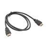 cable hdmi de 1 metro (high speed) / resolución 4k / soporta canal de retorno de audio (arc)/ soporta 3d / blindado para reducir interferencia / chapado en oro / alta resistencia y durabilidad.