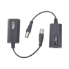 kit extensor ip por cable cable coaxial para distancias de hasta 200 m / reutiliza el cableado existente para conectar cÁmaras ip / no requiere energía / transmisión en tiempo real / protección contra sobretensiones incorporada
