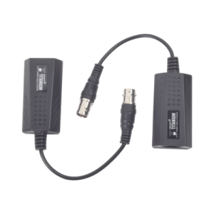 kit extensor ip por cable cable coaxial para distancias de hasta 200 m / reutiliza el cableado existente para conectar cÁmaras ip / no requiere energía / transmisión en tiempo real / protección contra sobretensiones incorporada
