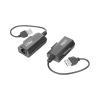 kit extensor usb por cable utp cat 5 / 5e / 6 para distancias de hasta 50 metros / versión 2.0