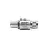 protector de línea coaxial, tipo tubo de gas y paso de c.d., para 0 2.5 ghz, 750w y 0.2 db de perdida por inserción