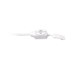 extensión eléctrica de 3 salidas polarizadas color blanco para uso en interior, longitud 1.83 metros, calibre 16 awg