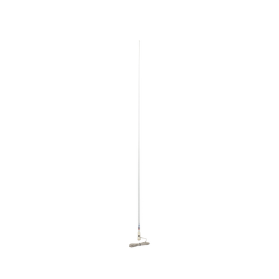 antena marina vhf en fibra de vidrio en rango de 156 a 163 mhz, incluye 4.5 metros de cable y conector pl 259 macho. antena marina vhf en fibra de vidrio en rango de 156 a 163 mhz, incluye 4.5 metros de cable y conector pl 259 macho.