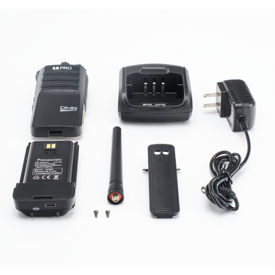 radio portátil digital dmr y analógico en la banda vhf 136 174 mhz, 64ch y cifrado de seguridad en digital. radio portátil digital dmr y analógico en la banda vhf 136 174 mhz, 64ch y cifrado de seguridad en digital.