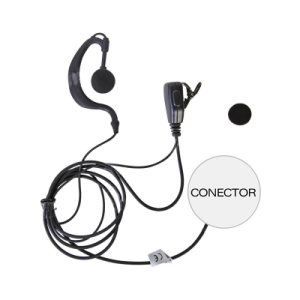 micrófono audífono de solapa ajustable al oído para icom ic f11/ 14/3021/ 3013/ 3103/ 3003/ 1100d/2100d