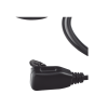 micrófono audífono de solapa ajustable al oído para kenwood tk3230/ 3000/ 3402/ 3312/ 3360/ 3170, nx240/ 340/ 220/ 320/ 420