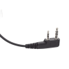 micrófono audífono de solapa ajustable al oído para kenwood tk3230/ 3000/ 3402/ 3312/ 3360/ 3170, nx240/ 340/ 220/ 320/ 420