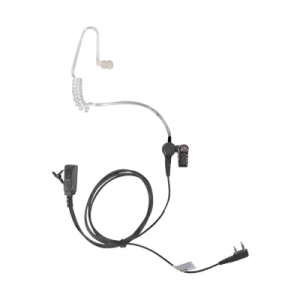 micrófono audífono de solapa con tubo acústico transparente para kenwood tk3230/3000/3402/3312/3360/3170,nx240/340/220/320/420 con tubo acústico de pu (grado médico)