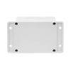 gabinete plástico para exterior (ip65) de 115 x 88 x 55 mm cierre por tornillos.