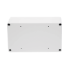 gabinete plástico para exterior (ip65) de 158 x 90 x 60 mm cierre por tornillos.