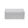 gabinete plástico para exterior (ip65) de 158 x 90 x 60 mm cierre por tornillos.