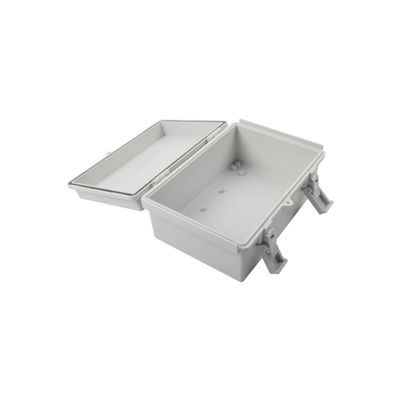 gabinete plástico para exterior (ip65) de 150 x 220 x 105 mm cierre por broche. gabinete plástico para exterior (ip65) de 150 x 220 x 105 mm cierre por broche.