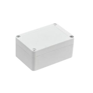 gabinete plástico para exterior (ip65) de 100 x 68 x 50 mm cierre por tornillos.
