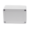 gabinete plástico para exterior (ip65) de 100 x 68 x 50 mm cierre por tornillos.