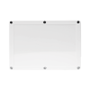 gabinete plástico para exterior (ip65) de 160 x 220 x 100 mm cierre por tornillos metálicos. tiene orejas para instalación a muro.