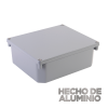 gabinete de aluminio para exterior (ip66) de 252 x 215 x 91 mm cierre por tornillos.