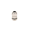 conector metálico tipo glándula para cable de 3 a 6.5 mm de diámetro.