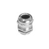 conector metálico tipo glándula para cable de 3 a 6.5 mm de diámetro.
