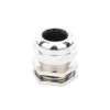 conector metálico tipo glándula para cable de 13 a 18 mm de diámetro.