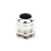 conector metálico tipo glándula para cable de 13 a 18 mm de diámetro.