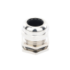 conector metálico tipo glándula para cable de 13 a 18 mm de diámetro.