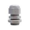 conector plástico blanco tipo glándula para rosca npt 1/2"
