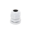 conector plástico tipo glándula para cable de 6 a 12 mm de diámetro.