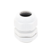 conector plástico blanco tipo glándula para rosca npt 3/4"