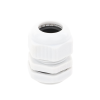 conector plástico blanco tipo glándula para rosca npt 3/4"