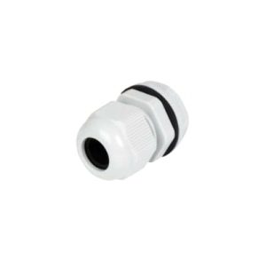 conector plástico tipo glándula para cable de 22 a 32 mm de diámetro.