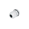 conector plástico tipo glándula para cable de 4 a 8 mm de diámetro.