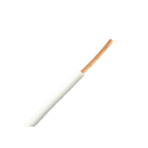 bobina de 1,000 pies de cable automotriz txl 12 awg color blanco / cobre desnudo estrandado 19/25 / aislante xlpe / 50v / temp 51°c a 125°c / aplicaciones ford y chrysler