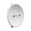 antena direccional de 2ft, 5.1 a 7.1 ghz, ganancia 30 dbi, conectores rp sma hembra, polarización doble, incluye montaje para torre o mástil