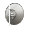 antena direccional de 3 ft, 5.9 a 7.1 ghz, ganancia 34 dbi, conectores rp sma hembra, polarización doble, incluye montaje para torre o mástil