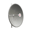 antena direccional de 3 ft, 5.9 a 7.1 ghz, ganancia 34 dbi, conectores rp sma hembra, polarización doble, incluye montaje para torre o mástil