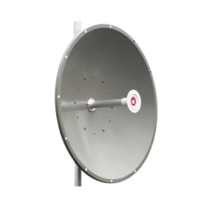 antena direccional de 3 ft, 5.9 a 7.1 ghz, ganancia 34 dbi, conectores rp sma hembra, polarización doble, incluye montaje para torre o mástil