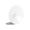 antena direccional de 4 ft, 5.1 a 7.125 ghz, ganancia 36 dbi, conectores rp sma hembra, polarización doble, incluye montaje para torre o mástil