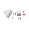 antena direccional para c5x, b5x, doble polaridad 45 ° y 90 °, 4.9 6.5 ghz, 2 ft, ganancia de 30 dbi, montaje incluido