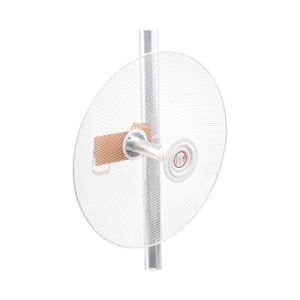 antena direccional con diseño aerodinámico para minimiza la resistencia al viento, ganancia de 30 dbi, frecuencia (4.9 6.5 ghz), polarización doble, incluye montaje para torre o mástil