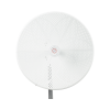 antena direccional para c5x, c6x, b6x y b5x, guía de onda para mantener la integridad de la señal y minimiza la pérdida en transmisión , 4.9 6.5 ghz, 3 ft, ganancia de 34 dbi, montaje incluido